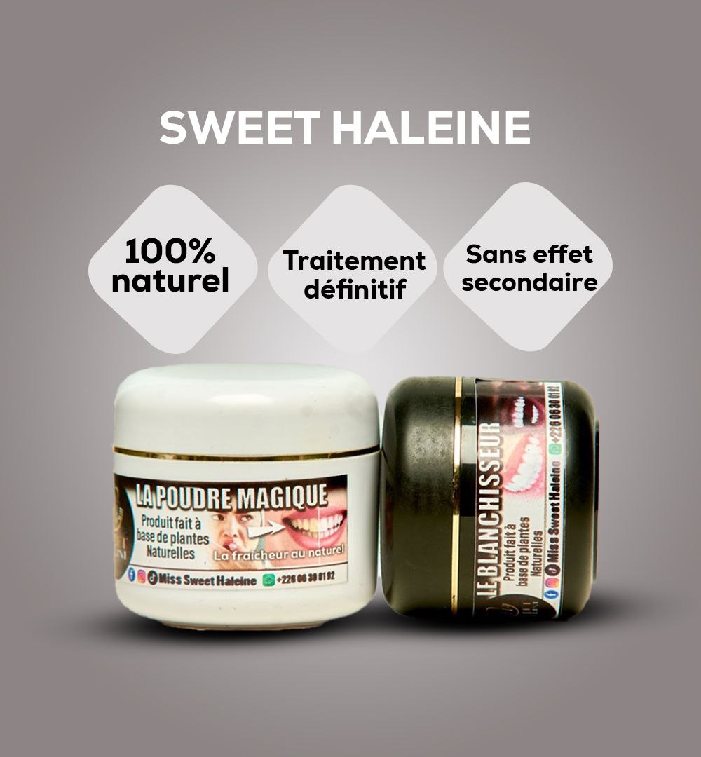 SWEET HALEINE : avoir une bouche qui sent bon enfin !!!