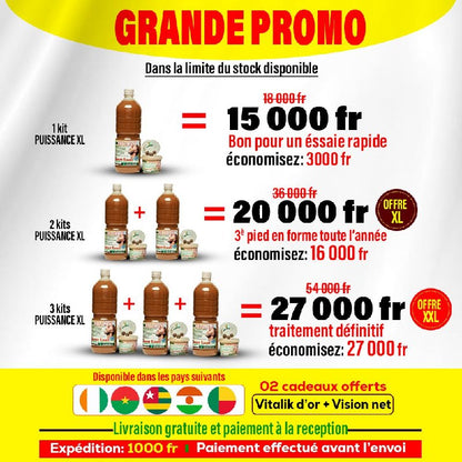 PUISSANCE XL : Ton 3e pied fort et endurant 7j/7